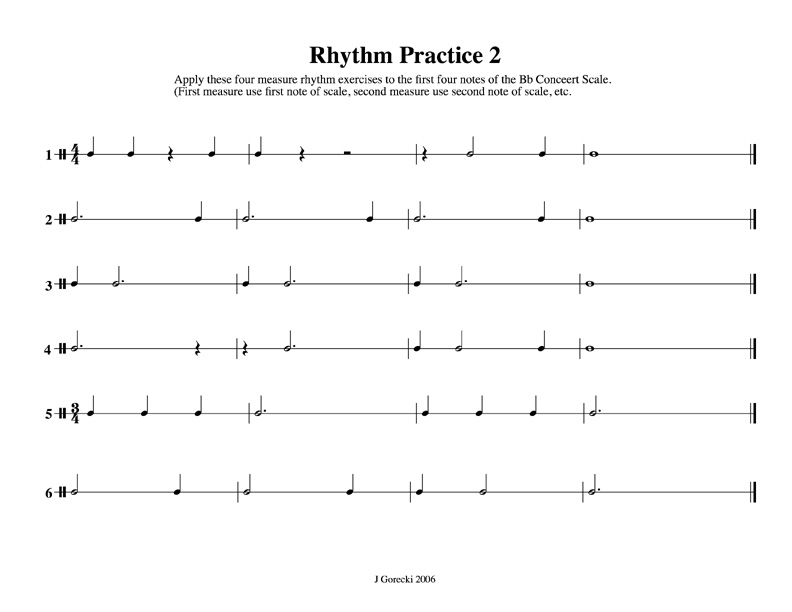 Rhythm Practice 2
